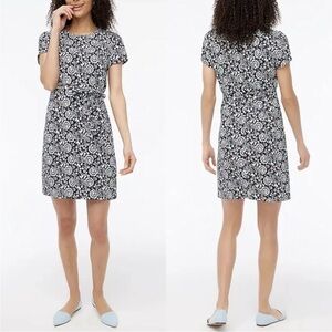 J.Crew Factory Short Sleeve Suiting Shift Dress